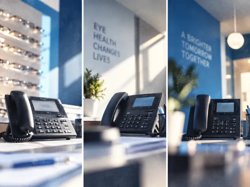 Desk phones at the Aurora, Greensburg and Richmond AVCC offices